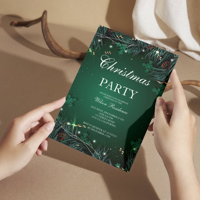 Convites Feliz Natal | Tipografia Vermelha (Criador carregado)