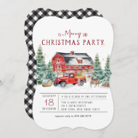 Feliz Natal | Vintage Red Truck Holiday Party