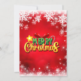 Convites Feliz Natal Xmas Red Green Dourado Amor de Férias