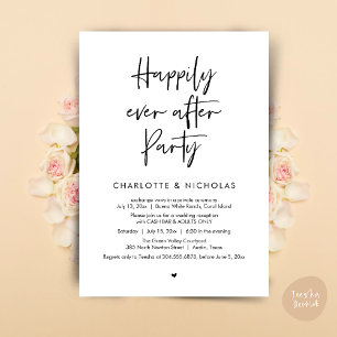 Convites Feliz Nunca Após Jantar Festa de casamento Bar