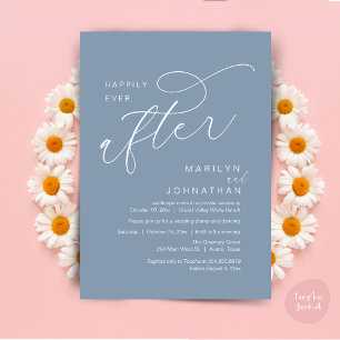 Convites Feliz Nunca Depois Da Festa de casamento Jantar Da