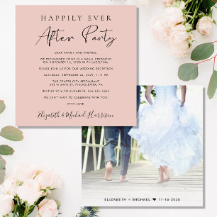 Convites Feliz Nunca Depois Da Recepção de casamento De Blu