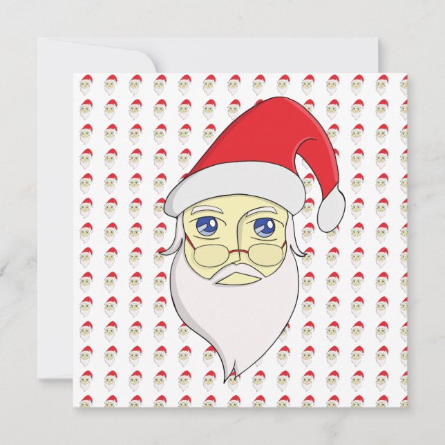 Convites Feliz Papai noel de Natal (Frente)