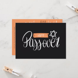 Convites Feliz Páscoa | Seder Pesach Sólido Clássico Preto