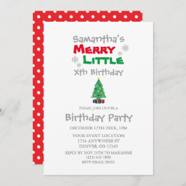 Convites Feliz pequeno aniversário