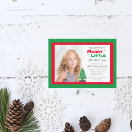 Convites Feliz pequeno aniversário