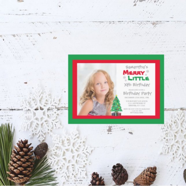 Convites Feliz pequeno aniversário (Criador carregado)