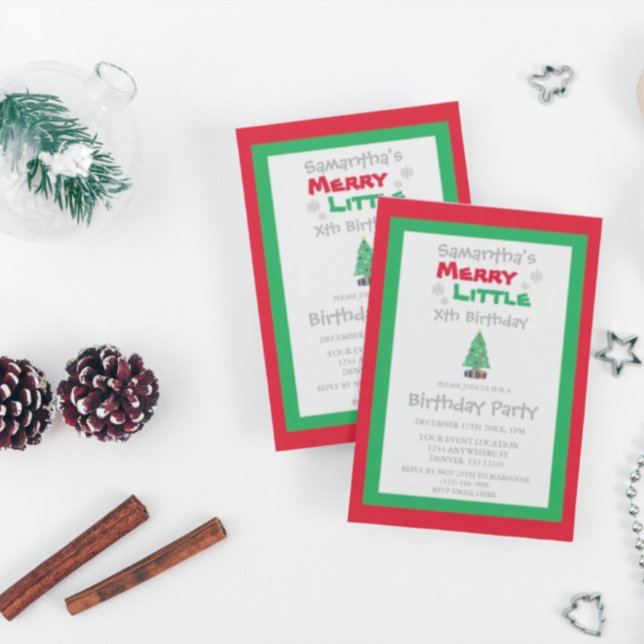 Convites Feliz pequeno aniversário (Criador carregado)