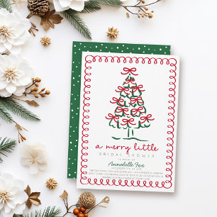 Convites Feliz Pequeno Chá de panela de Árvore de Natal