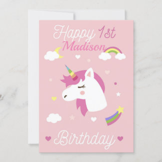 Convites Feliz Primeiro Aniversário