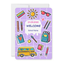 Feliz Primeiro Dia De Boas-Vidas Na Escola