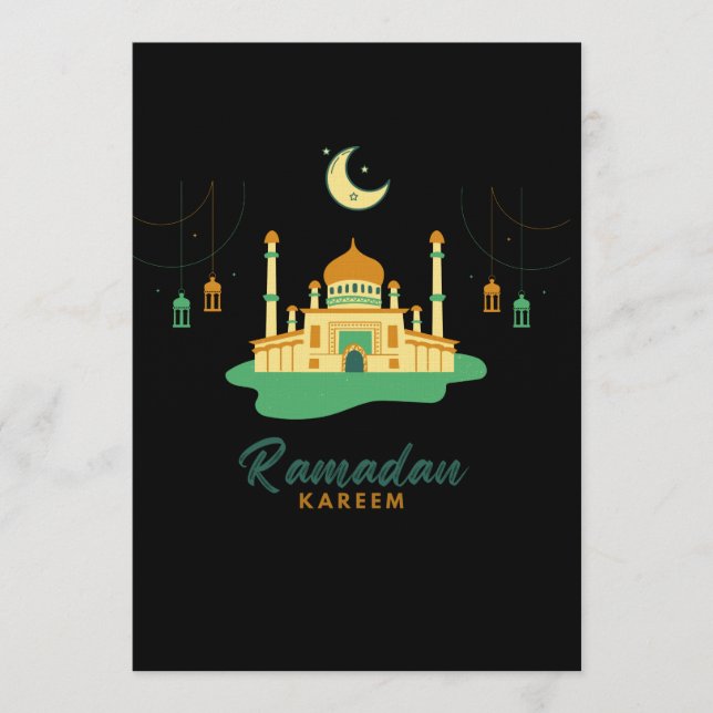 Convites Feliz Ramadan Kareem e Eid Mubarak 2026 (Frente)