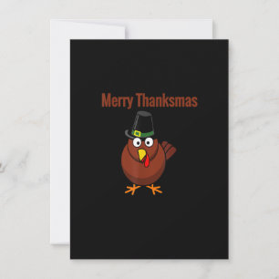 Convites Feliz Thanksmas Turkey Holiday Limited Edition Tha