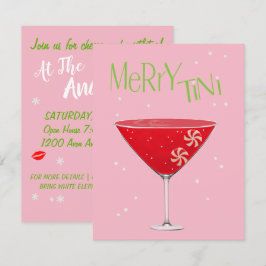 Convites Feliz-tini Feliz Martini Holiday Cocktail