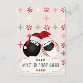 Convites Feliz Xmas HABIBI Sr. Egg Card