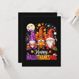 Convites Felizes Gnomos de HalloObrigadoMas