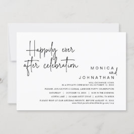 Convites Felizmente Depois, Celebração do Elopemento de Cas