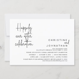 Convites Felizmente Depois, Celebração do Elopemento de Cas