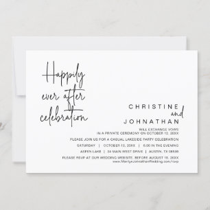 Convites Felizmente Depois, Celebração do Elopemento de Cas