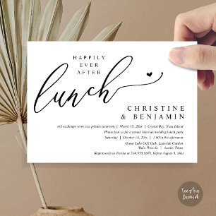 Convites Felizmente Depois Da Celebração Do Almoço De Elope