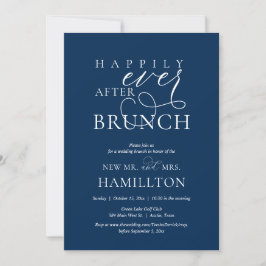 Convites Felizmente Depois de Postar a celebração do Brunch