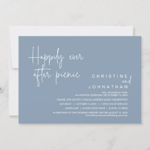 Convites Felizmente Depois Do Picnic, Do Elopemento De Casa