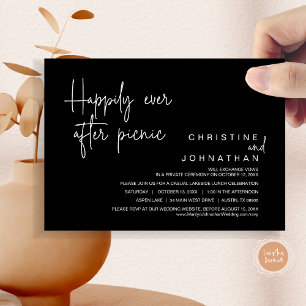 Convites Felizmente Depois Do Picnic, Do Elopemento De Casa
