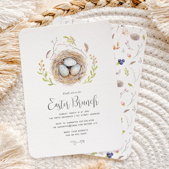 Convites Felz pascoa Brunch (Criador carregado)