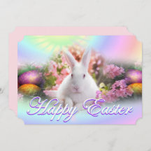 Felz pascoa com coelho