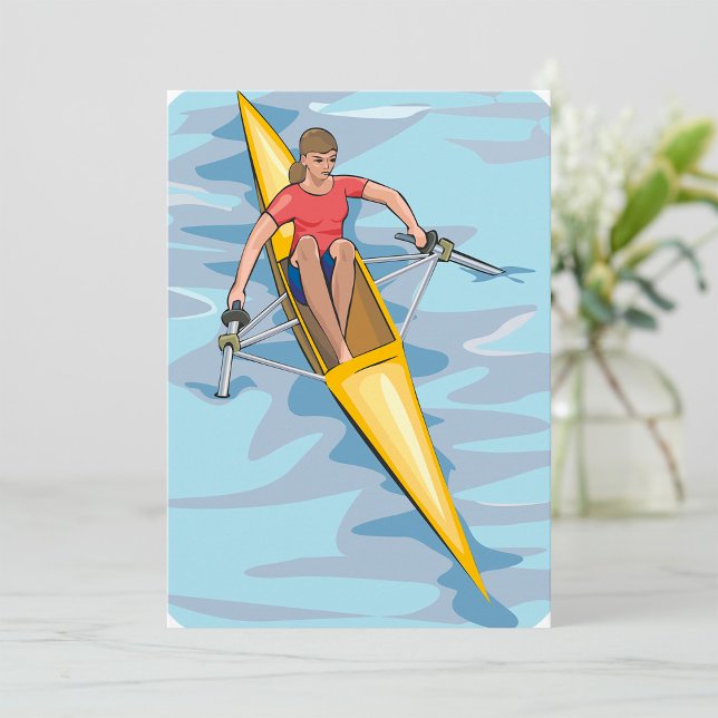 Convites Female Rower (Criador carregado)