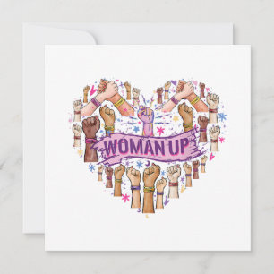 Convites Feminismo Feminista Forte Empoderamento de Mulhere