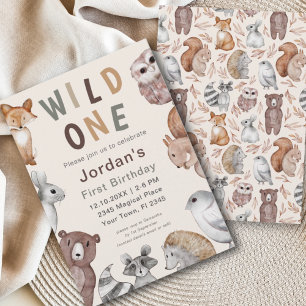 Convites Fera Animais da Floresta !º Aniversário