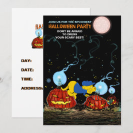 Convites Ferald e Os Abóboras Podres | Festa de Halloween