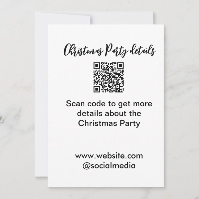 Convites Feriado Analisar detalhes do código QR do site soc (Frente)