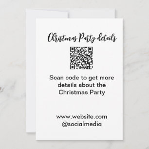 Convites Feriado Analisar detalhes do código QR do site soc