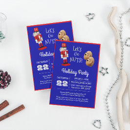 Convites Feriado Azul - Vamos de Noz Loucos - Feriado Peque