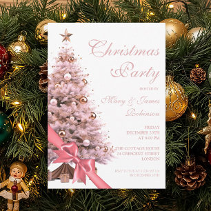 Convites Feriado de Arco de Árvore de Natal Dourada Elegant