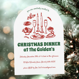 Convites Feriado de Férias Desenhadas à Mão Sagradas em Fer