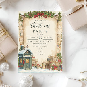 Convites Feriado de inverno da Caixa Postal Vermelha