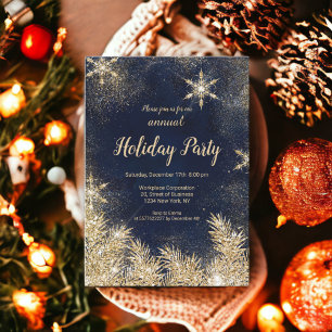Convites Feriado de Natal da empresa Glix Gold Snow
