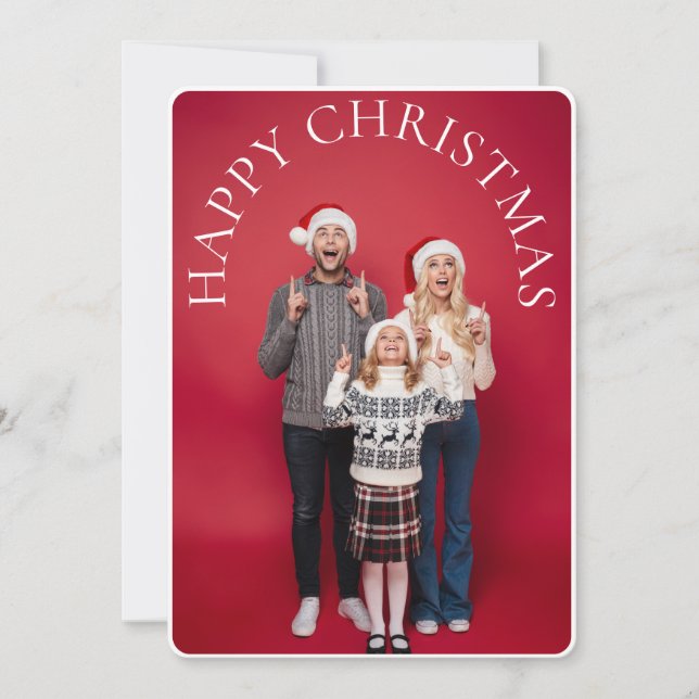 Convites Feriado de Natal de Caminhão Verde com Aquarela (Frente)