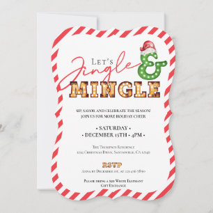 Convites Feriado de Natal Jingle & Mingle