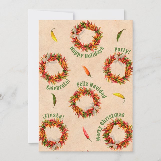 Convites Feriado de Natal no Sudoeste do Chile (Frente)