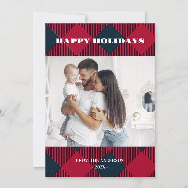 Convites Feriado de saudação da Xadrez de Natal retrógrada (Frente)