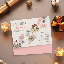 Convites Feriado de Troca de Presentes Favoritos