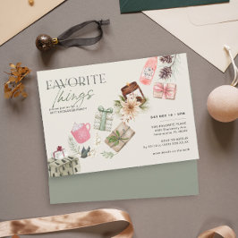 Convites Feriado de Troca de Presentes Favoritos