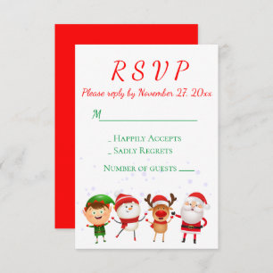 Convites Feriado dos Papais noeis Verdes Vermelhos do Parti