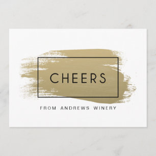 Convites Feriado incorporado pintado ouro