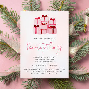 Convites Feriado Rosa de Natal Férias Favoritas Festa de Co