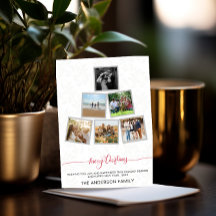 Feriados de Foto de Colagem de Natal Moderno da Te